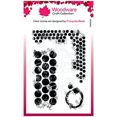 Creative Expressions Woodware Clear Stamps - Grungy Dots